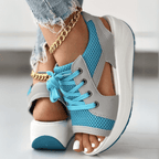 Damesneakers Tekstilblanding | Regular Fit Platform Sneakers | Lav Profil Design til Hverdagsbrug & Casual Aktiviteter | Vanero