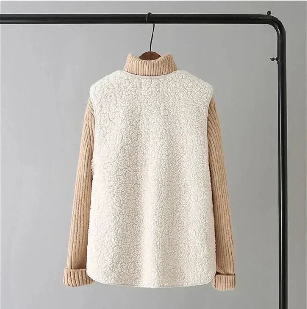 Cardigan Strikmateriale | Regular Fit Strikcardigan | Knaplukning Med Rund Hals til Hverdags- & Lag-På-Lag Brug | Vanero