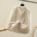 Cardigan Strikmateriale | Regular Fit Strikcardigan | Knaplukning Med Rund Hals til Hverdags- & Lag-På-Lag Brug | Vanero