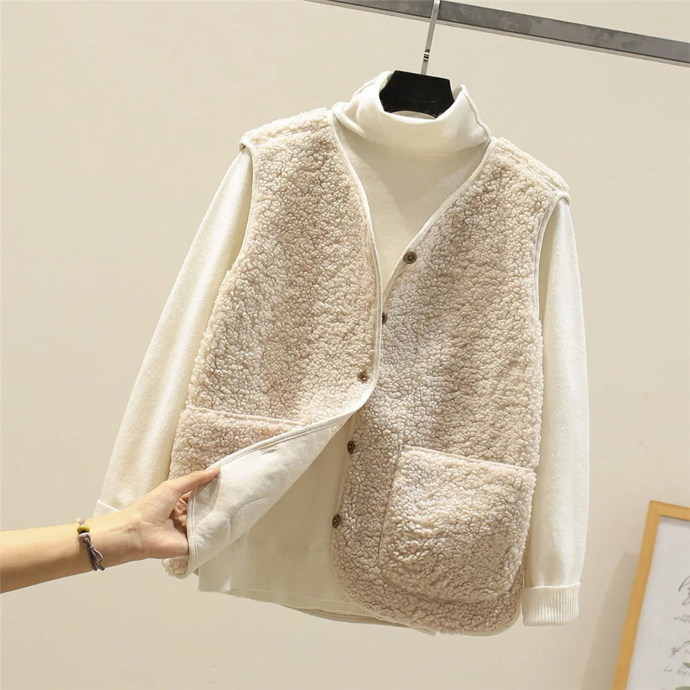 Cardigan Strikmateriale | Regular Fit Strikcardigan | Knaplukning Med Rund Hals til Hverdags- & Lag-På-Lag Brug | Vanero