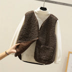 Cardigan Strikmateriale | Regular Fit Strikcardigan | Knaplukning Med Rund Hals til Hverdags- & Lag-På-Lag Brug | Vanero