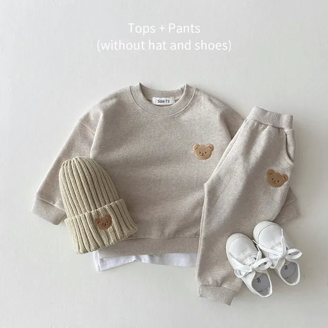 Mini Fashion | Træningssæt Med Bjørne Til Småbørn | Vanero