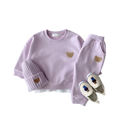 Mini Fashion | Træningssæt Med Bjørne Til Småbørn | Vanero