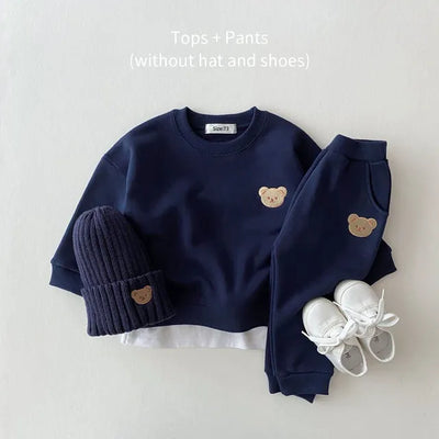 Mini Fashion | Træningssæt Med Bjørne Til Småbørn | Vanero