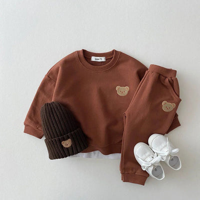 Mini Fashion | Træningssæt Med Bjørne Til Småbørn | Vanero