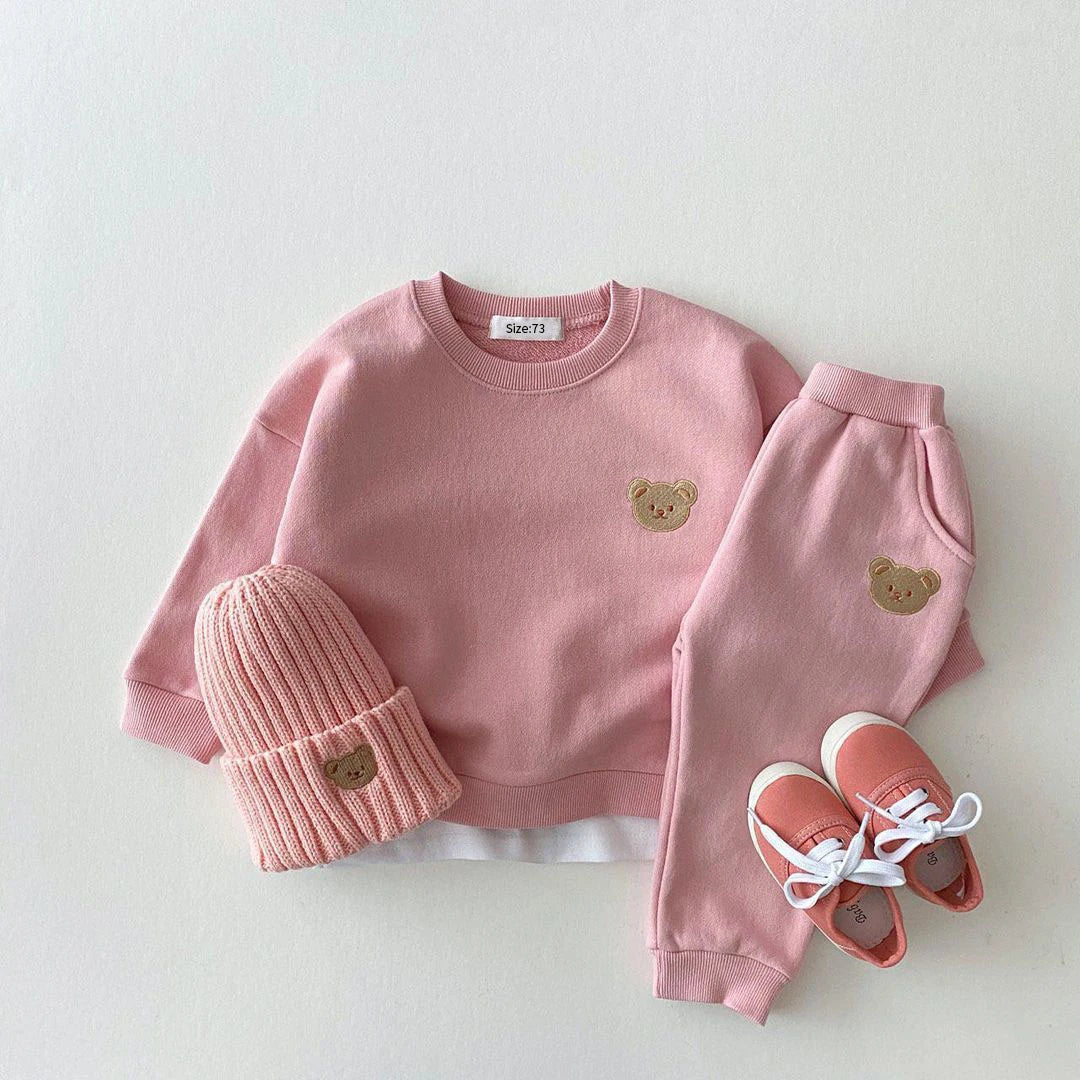 Mini Fashion | Træningssæt Med Bjørne Til Småbørn | Vanero