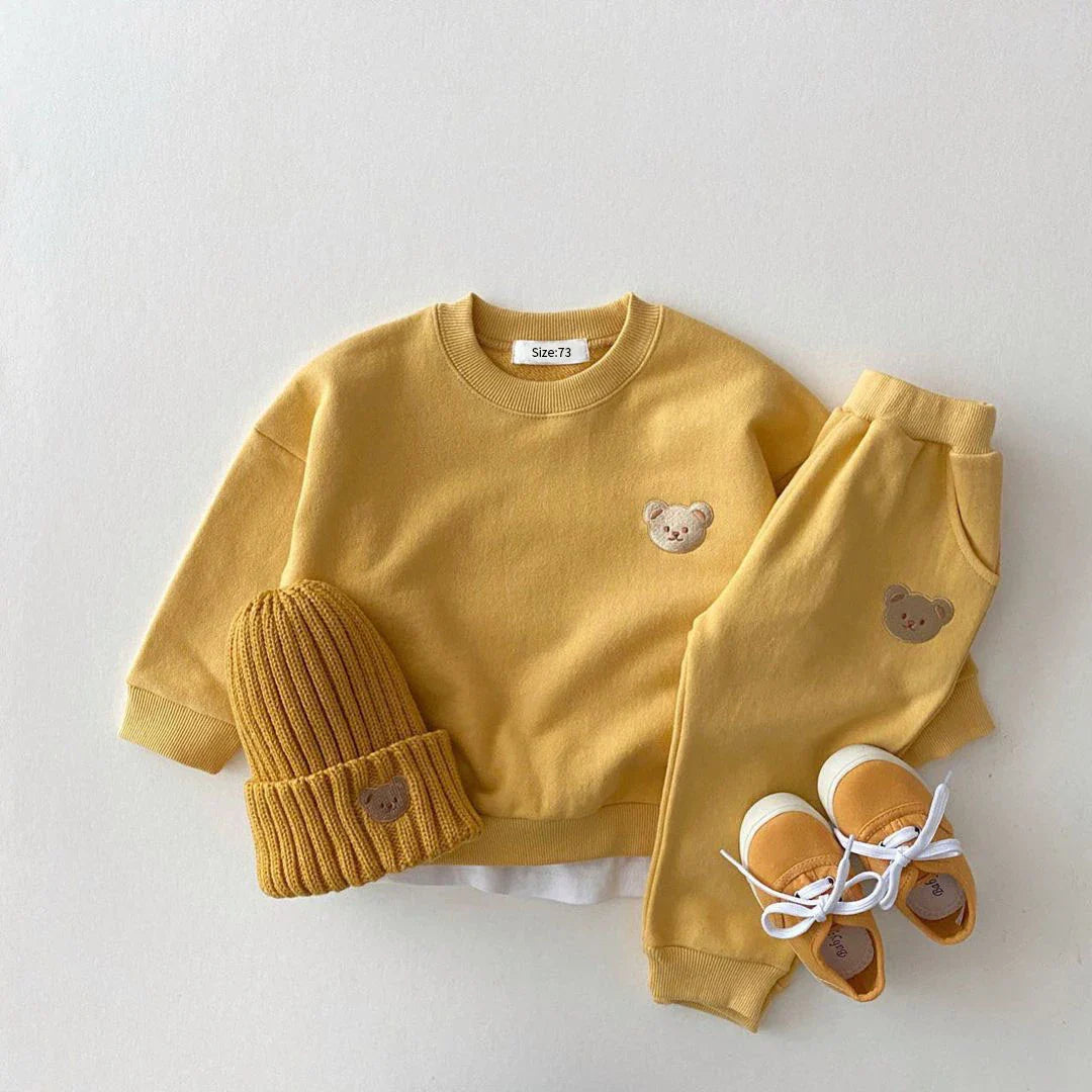 Mini Fashion | Træningssæt Med Bjørne Til Småbørn | Vanero
