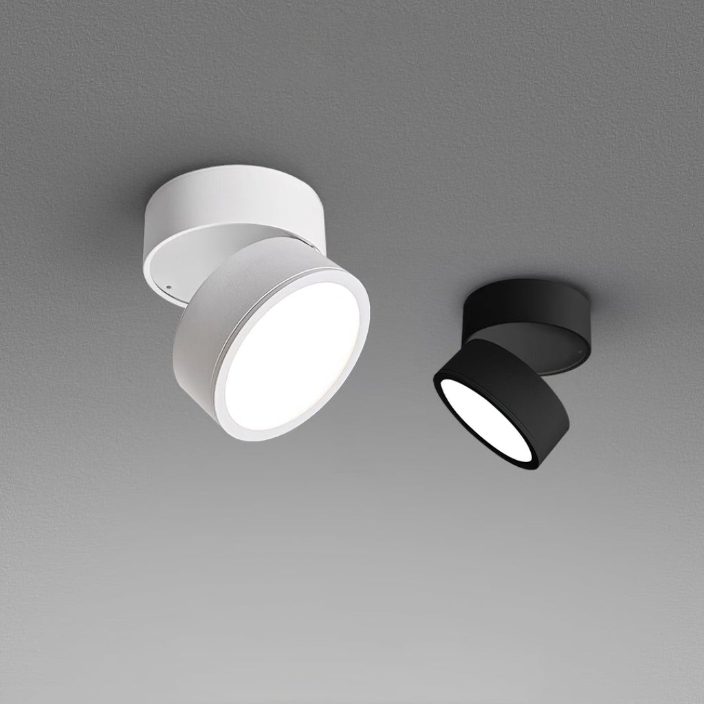 Loftlampe | Overflademonteret LED Lampe Med Matteret Diffuser | Lav Profil Til Indendørs Rum | Vanero