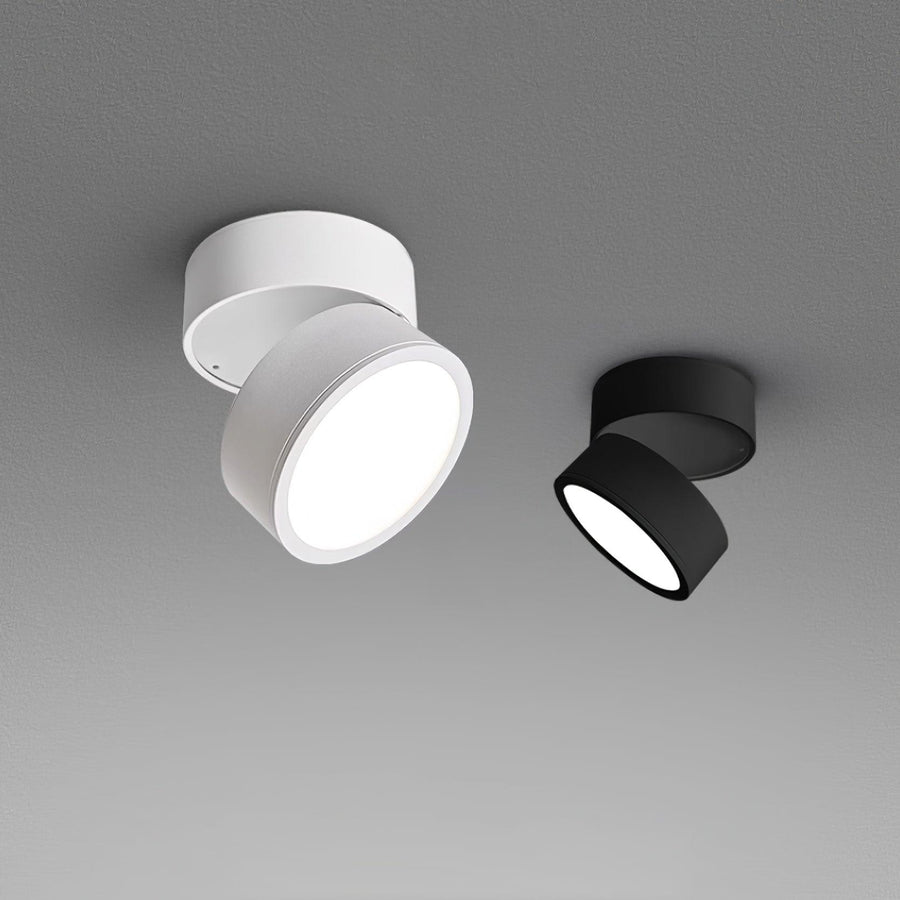 Loftlampe | Overflademonteret LED Lampe Med Matteret Diffuser | Lav Profil Til Indendørs Rum | Vanero