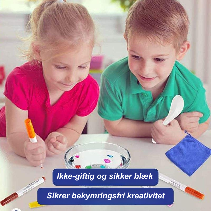 Flydende Blæk Kunstsæt | Vandmaling Med Kreative Værktøjer | Til Hobbyprojekter & Kreative Aktiviteter | Vanero