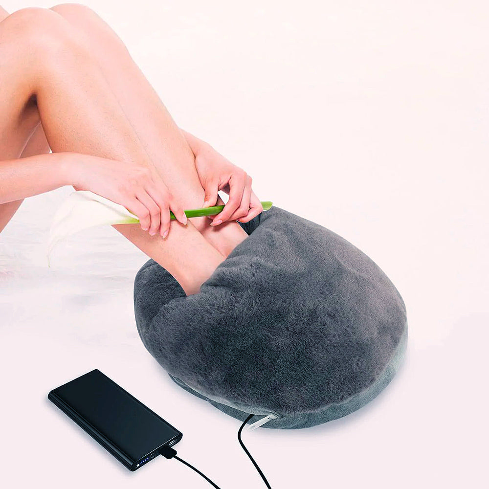 Elektrisk Fodvarmer | Blødt Slip-In Design Med Justerbar Varme | USB-Drevet Varmepude Til Hjem & Kontor | Vanero