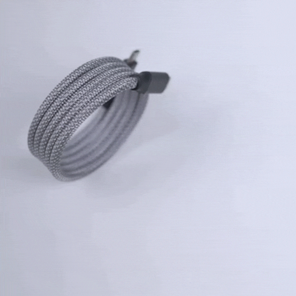 Magnetisk Opladerkabel 1,5 m | Flettet Hurtigopladningskabel Med Multi-Stik | USB Enheder | Vanero