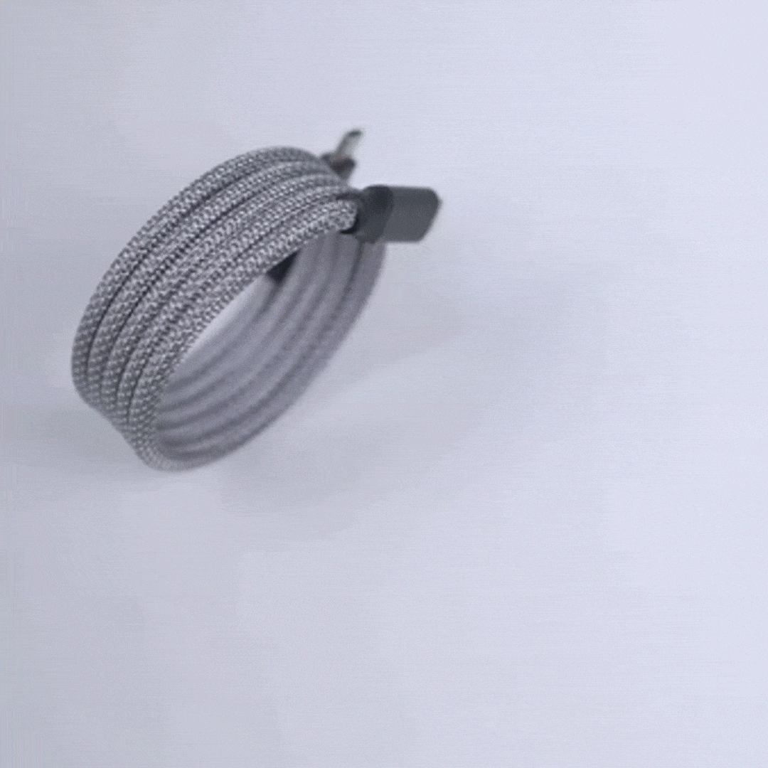 Magnetisk Opladerkabel 1,5 m | Flettet Hurtigopladningskabel Med Multi-Stik | USB Enheder | Vanero
