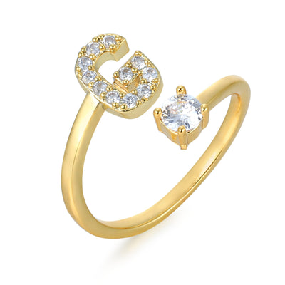 Bogstav Ring | Elegant & Unik Smykke | Vanero