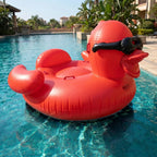 Poolflåde | PVC Oppustelig Andeflåde Med Integrerede Håndtag | Pool Og Strand | Vanero