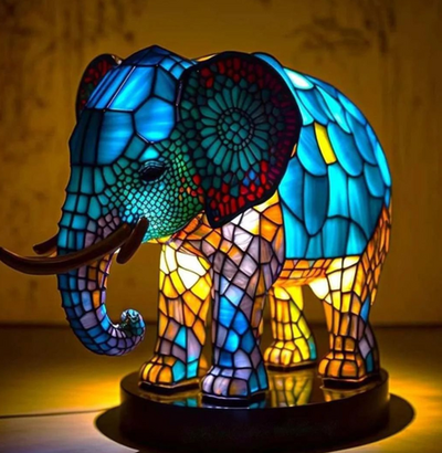 GlassGlow | Dæmpbar Fesignlampe med LED og Kunstnerisk Finish | Vanero