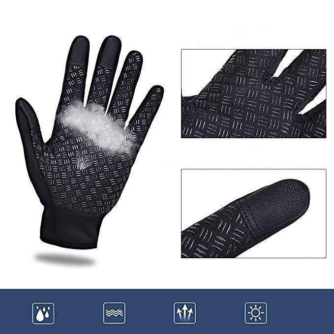 Termohandsker Polyester & Fleece | Vandafvisende Vinterhandsker | Touchscreen Design til Udendørsaktiviteter | Vanero