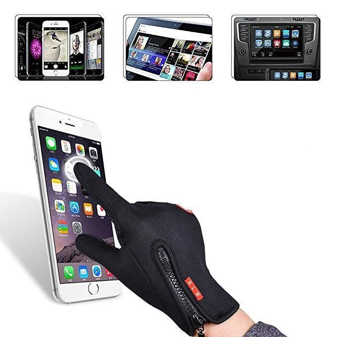 Termohandsker Polyester & Fleece | Vandafvisende Vinterhandsker | Touchscreen Design til Udendørsaktiviteter | Vanero