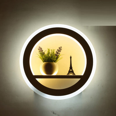 GlowArc | Rund Moderne Væglampe | Vanero