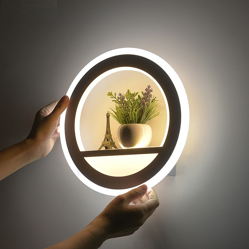 GlowArc | Rund Moderne Væglampe | Vanero