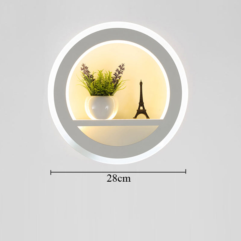 GlowArc | Rund Moderne Væglampe | Vanero