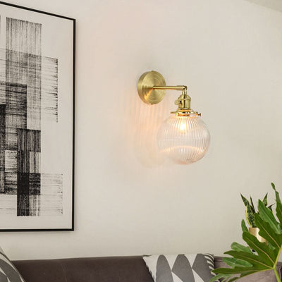 GoldenPrism | Krystal Facet Væglampe | Vanero