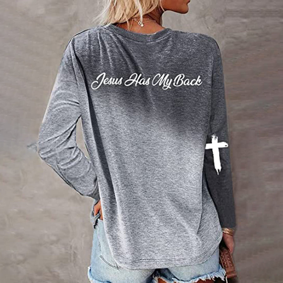 Dame Bluse Tekstilblanding | Almindelig Pasform Langærmet Top | Hverdagsdesign Til Fritid & Arrangementer | Vanero