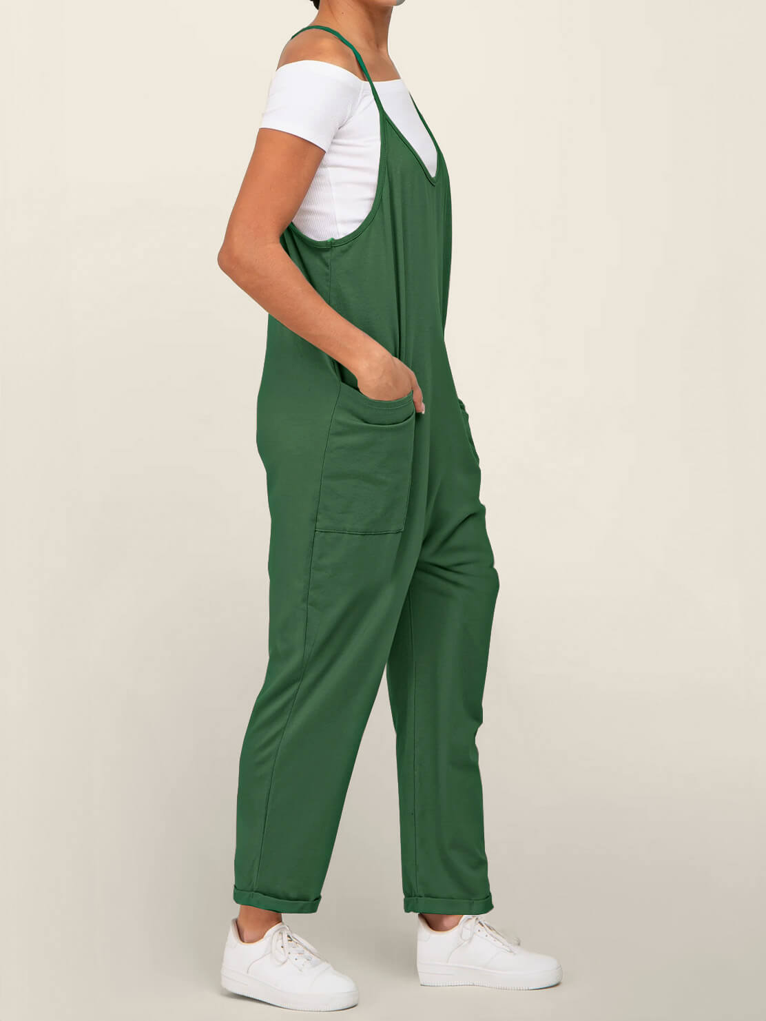 Jumpsuit med Elastisk Talje | Afslappet Pasform i Let Konstruktion | Hverdagsbrug & Fritid | Vanero