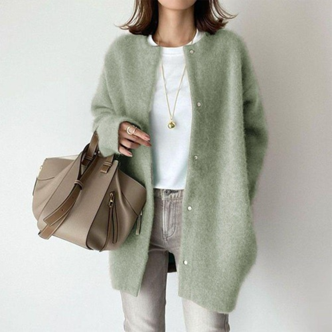 Amelia | Elegant Cardigan Dame - Blød og Stilfuld | Vanero