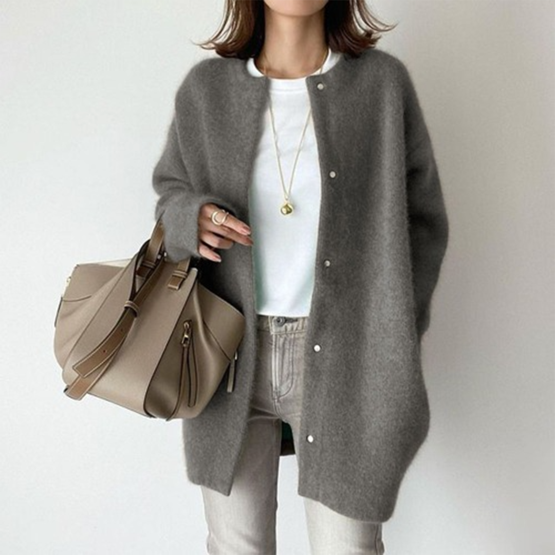 Amelia | Elegant Cardigan Dame - Blød og Stilfuld | Vanero