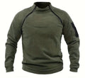 Niels Polyester & Fleece | Regular Fit Termisk Pulloverjakke | Fleeceforet Design til Hverdagsbrug & Kølige Vejrforhold | Vanero