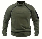 Niels Polyester & Fleece | Regular Fit Termisk Pulloverjakke | Fleeceforet Design til Hverdagsbrug & Kølige Vejrforhold | Vanero