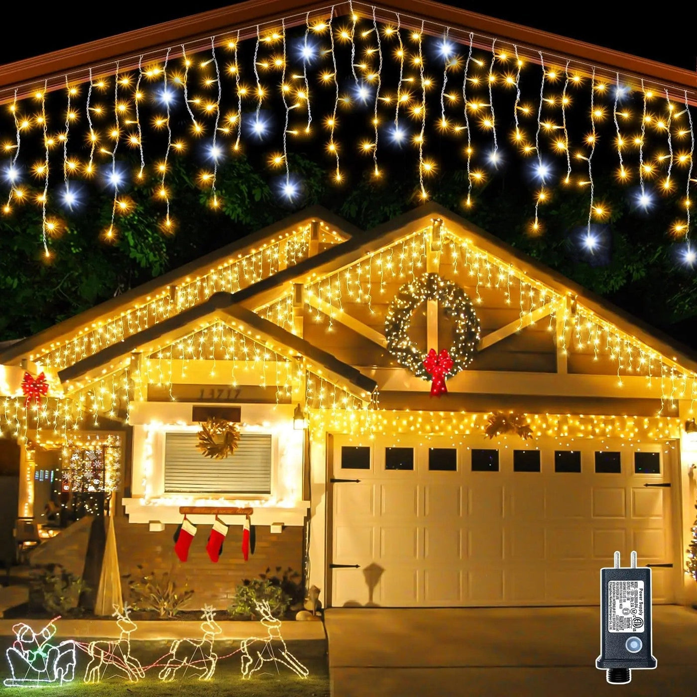 ShineDrape l Garden Lights Gardiner med lys l Vanero