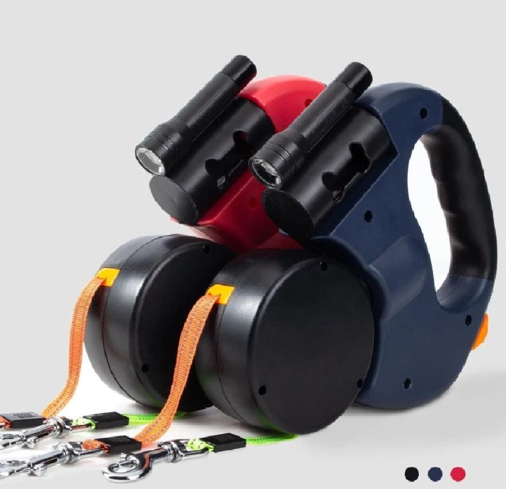 DualDog | 360° roterende Dobbelt hundesnor | Vanero