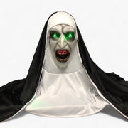 LED Nonnemaske | Oplyst Ansigtsdesign & Justerbar Rem | Unisex Halloween Kostumemaske Til Fester & Temabegivenheder | Vanero