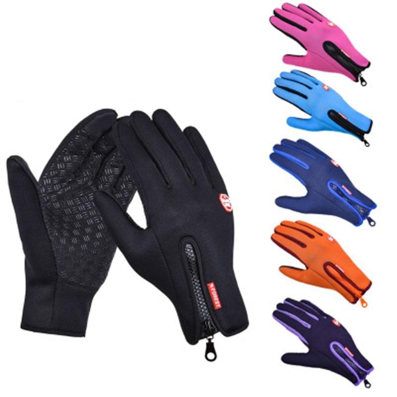 Termohandsker Polyester & Fleece | Vandafvisende Vinterhandsker | Touchscreen Design til Udendørsaktiviteter | Vanero