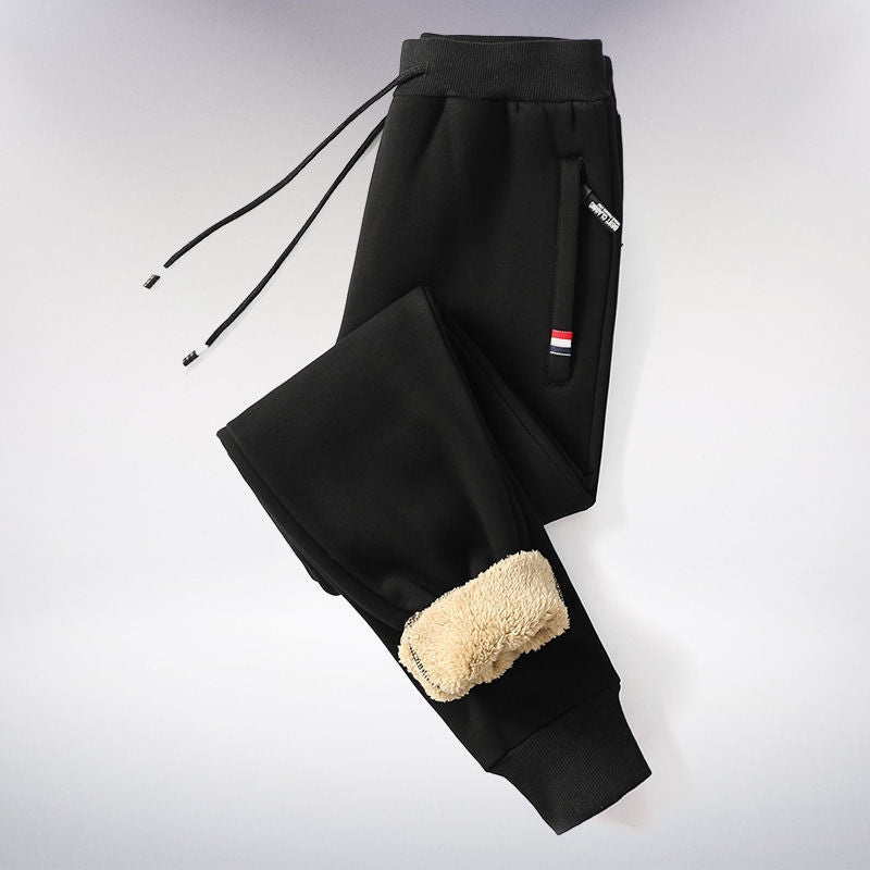 Herre Thermobukser Polyester | Regular Fit Bukser Med Snøre | Elastisk Talje Til Hverdags- & Udendørsbrug | Vanero