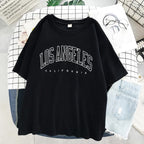 Dame T-Shirt | Oversized Pasform T-Shirt Design | Kortærmet Casual Top til Hverdagsbrug & Fritidsaktiviteter | Vanero