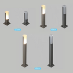 LED Væglampe Med Bevægelsessensor | Vejrbestandig Metal Glas Konstruktion | Indgang Terrasse Gangsti & Facadebelysning | Vanero