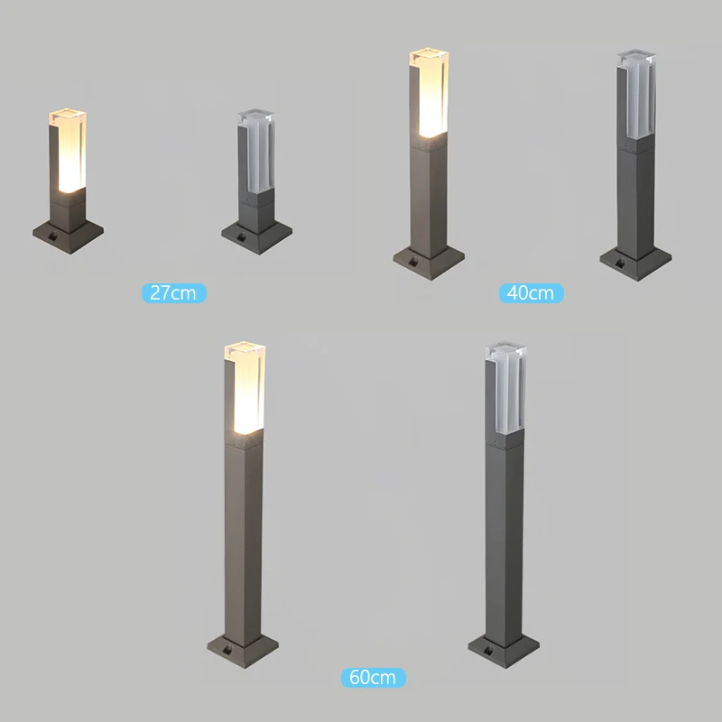 LED Væglampe Med Bevægelsessensor | Vejrbestandig Metal Glas Konstruktion | Indgang Terrasse Gangsti & Facadebelysning | Vanero