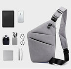 Unisex Crossbody Taske Multi-Rums Design | Justerbar Rem Til Hverdagsbrug | Opbevaring Til Rejser & Pendling | Vanero