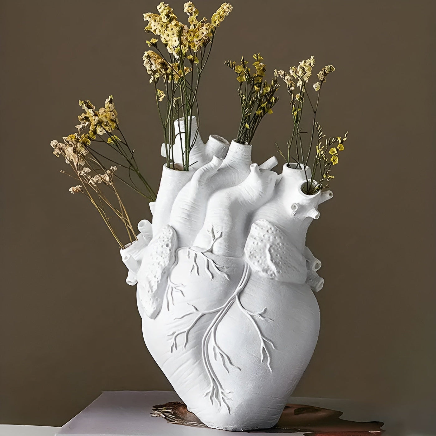 HeartBloom | Hjerteformet Bambus Vase – Bæredygtig Dekoration | Vanero