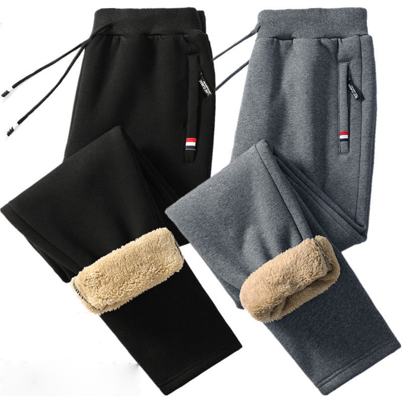 Herre Thermobukser Polyester | Regular Fit Bukser Med Snøre | Elastisk Talje Til Hverdags- & Udendørsbrug | Vanero