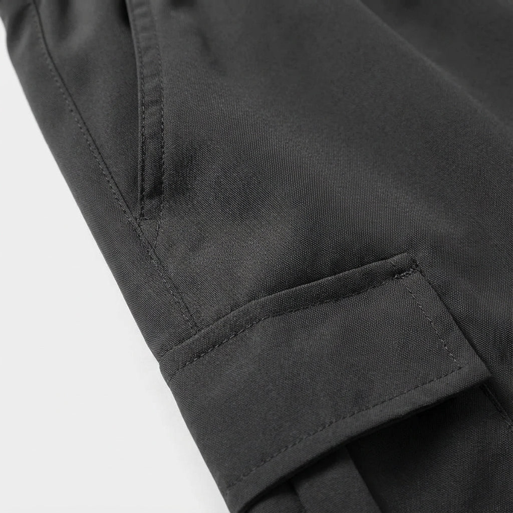 Herre Cargo Shorts Polyesterblanding | Regular Fit Cargo Shorts | Elastisk Talje Design til Hverdagsbrug & Fritidsaktiviteter | Vanero