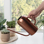Vandkande Rustfrit Stål 1,5L Kapacitet | Lang Tud Præcisionsvanding Design | Indendørs Udendørs Plante & Blomstervanding | Vanero
