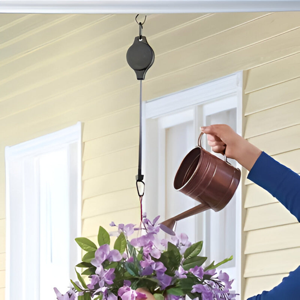 Justerbar Plantevogn | Snoretræk til Indendørs og Udendørs Brug | Vanero