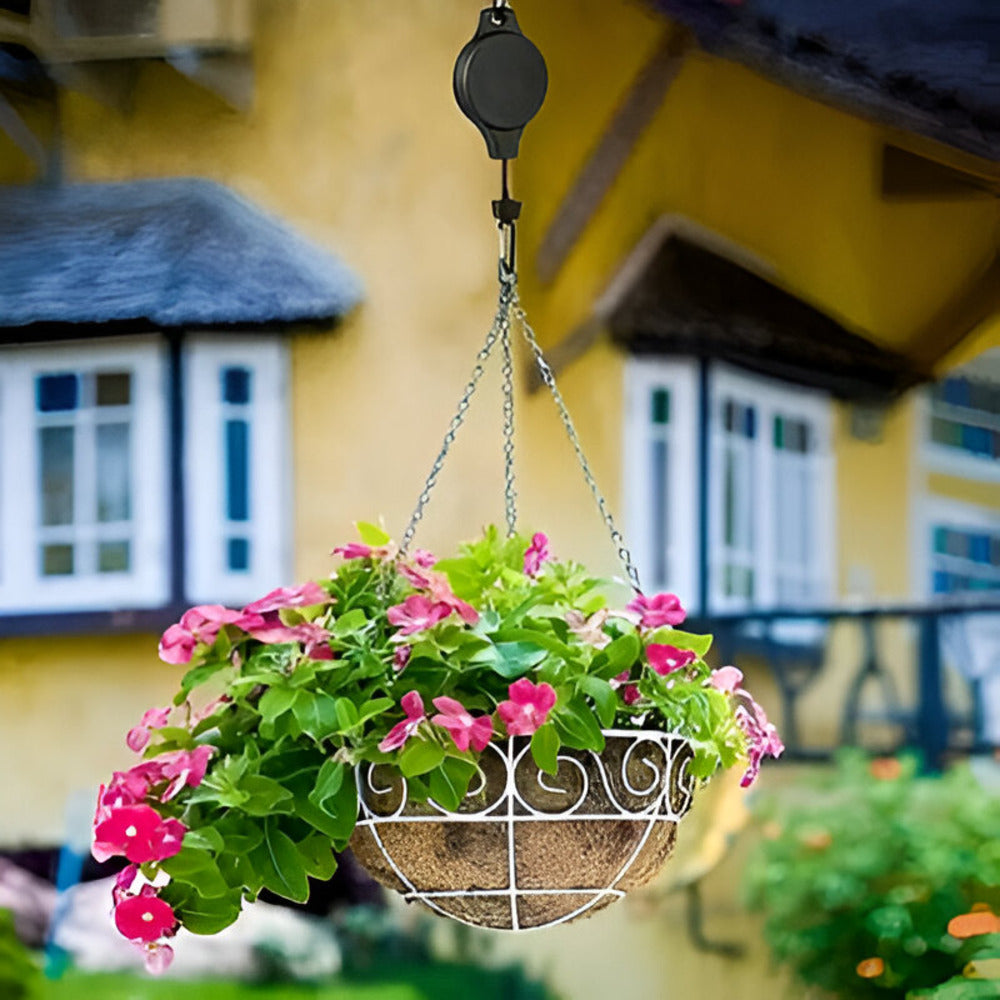 Justerbar Plantevogn | Snoretræk til Indendørs og Udendørs Brug | Vanero