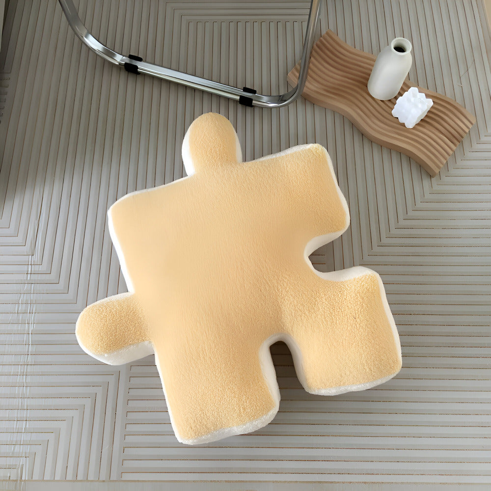 Farverigt 3D Puslespil Pude | Interaktivt Stoflegetøj til Børn og Voksne | Vanero