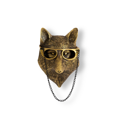 Golden Head | Multifunktionel Hoved Vægkrog Dekoration og Væglagring | Vanero