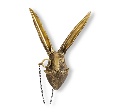 Golden Head | Multifunktionel Hoved Vægkrog Dekoration og Væglagring | Vanero